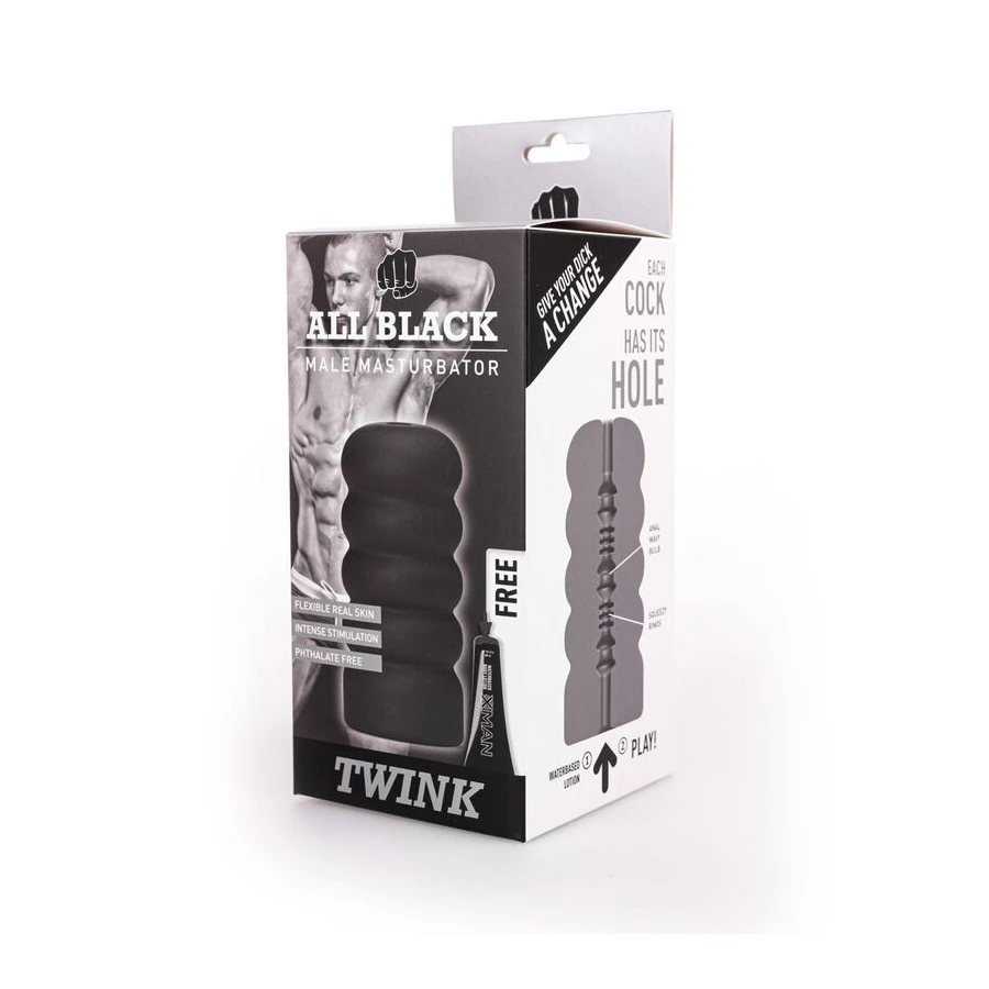 ALL BLACK - MASTURBADOR TWINK